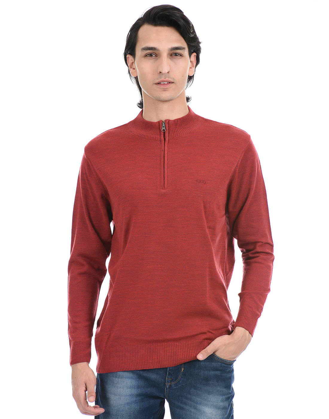 Cloak & Decker by Monte Carlo Men Red Pullover